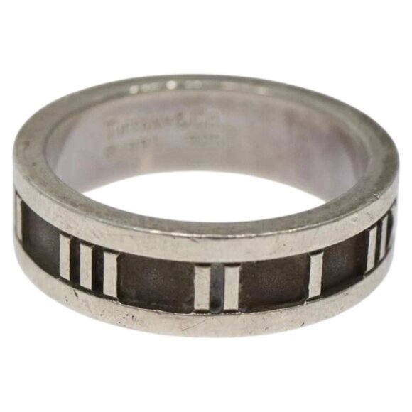 TIFFANY&Co. Atlas Ring Ag925 Silver Auth 124555 - Picture 1 of 6